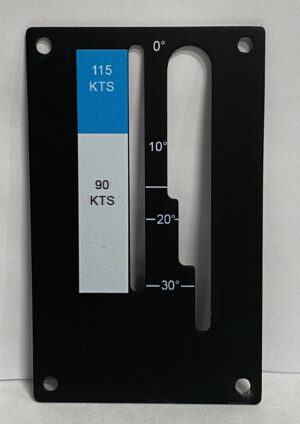 Cessna 177B Flap Placard (Late)